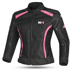 WTR - Mesh Blazer Women's Motorcycle Jacket Black Pink